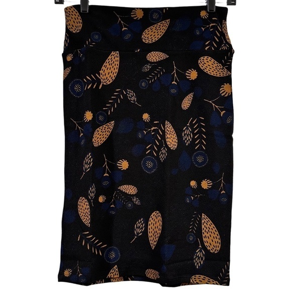 LulaRoe Cassie Pencil Skirt Stretchy High Wide Waist  Adjustable Sizes  S-M 6-8 - Picture 4 of 10